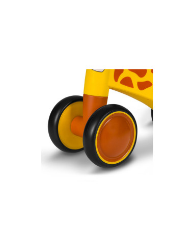 BN-LOE-SAMMY_YELLOW_HONEY,Lionelo - Bicicleta fara pedale, Sammy, Cu 4 roti, Din spuma EVA, Stabila, Manere moi, antiderapante, 