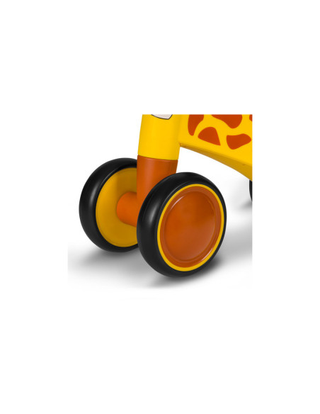 BN-LOE-SAMMY_YELLOW_HONEY,Lionelo - Bicicleta fara pedale, Sammy, Cu 4 roti, Din spuma EVA, Stabila, Manere moi, antiderapante, 