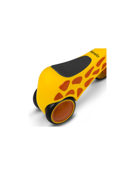 BN-LOE-SAMMY_YELLOW_HONEY,Lionelo - Bicicleta fara pedale, Sammy, Cu 4 roti, Din spuma EVA, Stabila, Manere moi, antiderapante, 