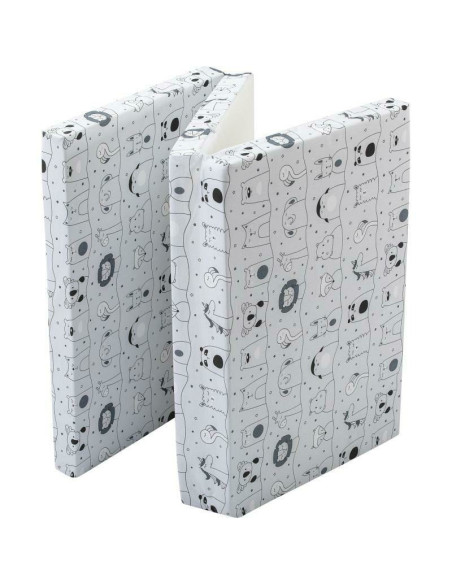 BN-50122,Saltea pliabila pentru patut, Cu husa detasabila din bumbac, Pentru patut de dimensiunea 120x60 cm, Bubaba, Animal King