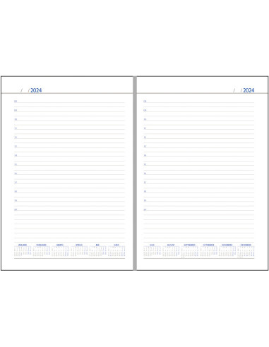 EGODOMINOCS11,Agenda a5 nedatata rosie domino ego