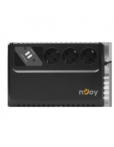 UPS nJoy Renton 650 USB, 650VA/360W, 3 Prize Schuko cu UPS nJoy Renton 650 USB, 650VA/360W, 3 Prize Schuko cu