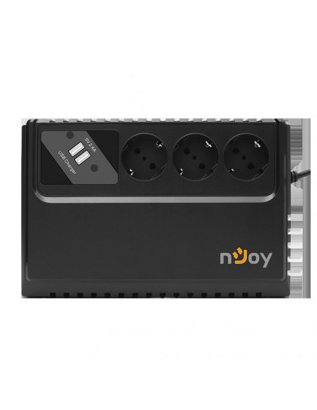 UPS nJoy Renton 650 USB, 650VA/360W, 3 Prize Schuko cu UPS nJoy Renton 650 USB, 650VA/360W, 3 Prize Schuko cu