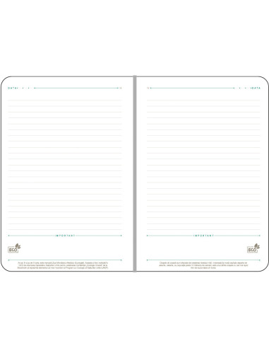 EGOECOMV3,Agenda a5 nedatata bleumarin eco ego