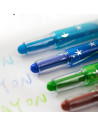 DLEC216-18,Creioane cerate retractabile 18 culori deli