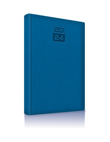 2024-9493650,Agenda datata Tucson 2024 ro A5, 352 pagini, coperta buretata, Albastru