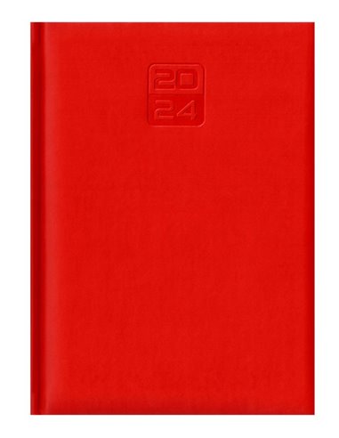2024-9493720,Agenda datata Tucson 2024 ro A5, 352 pagini, coperta buretata, Rosu