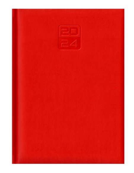 2024-9493720,Agenda datata Tucson 2024 ro A5, 352 pagini, coperta buretata, Rosu
