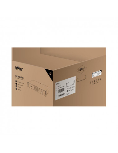 UPS nJoy Code 800, 800VA/480W, Frecventa: 50/60 Hz, Conectori: