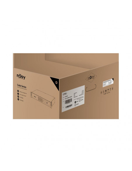 UPS nJoy Code 800, 800VA/480W, Frecventa: 50/60 Hz, Conectori:
