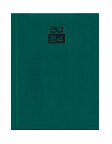 2024-9493670,Agenda datata Tucson 2024 ro A5, 352 pagini, coperta buretata, Albastru petrol