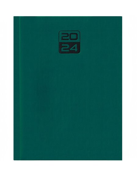 2024-9493670,Agenda datata Tucson 2024 ro A5, 352 pagini, coperta buretata, Albastru petrol