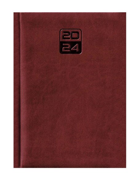 2024-9493680,Agenda datata Tucson 2024 ro A5, 352 pagini, coperta buretata, Caramiziu