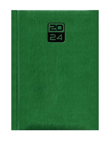 2024-9493690,Agenda datata Tucson 2024 ro A5, 352 pagini, coperta buretata, Verde