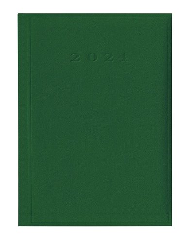 2024-9492890,Agenda datata ro A5, 352 pagini, coperta buretata, culoare verde 2024
