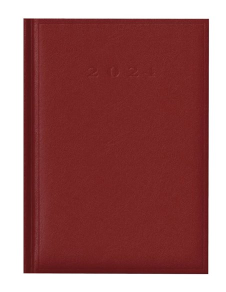 2024-9492820,Agenda datata ro A5, 352 pagini, coperta buretata, culoare bordo 2024