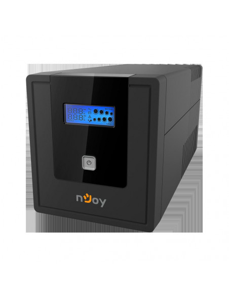 UPS nJoy Cadu 1000, 1000VA/600W, Afisaj LCD cu ecran tactil, 4