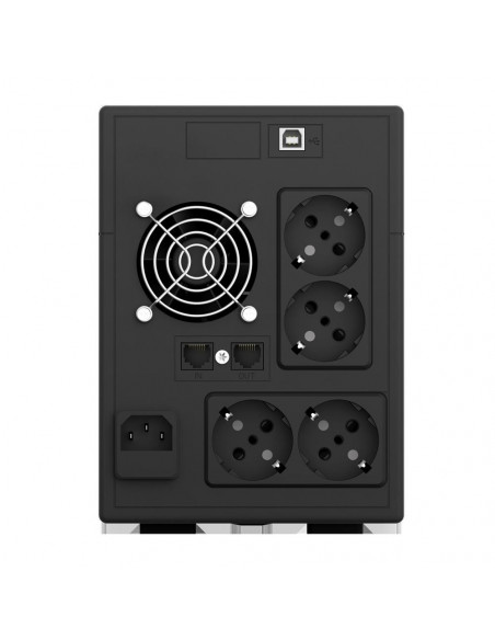 UPS nJoy Cadu 2000, 2000VA/1200W, Afisaj LCD cu ecran tactil, 4