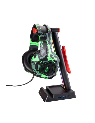 48847,Stand casti SureFire by Verbatim Vinson N2 Dual Balance, RGB LED, USB, Negru