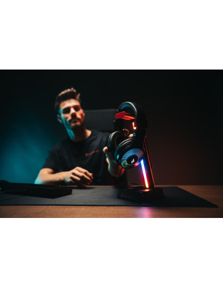 48847,Stand casti SureFire by Verbatim Vinson N2 Dual Balance, RGB LED, USB, Negru