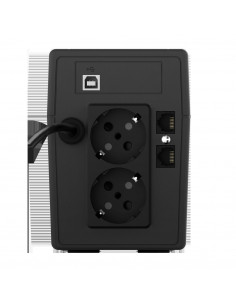 UPS nJoy Cadu 850, 850VA/480W, Afisaj LCD cu ecran tactil, 2 x 2