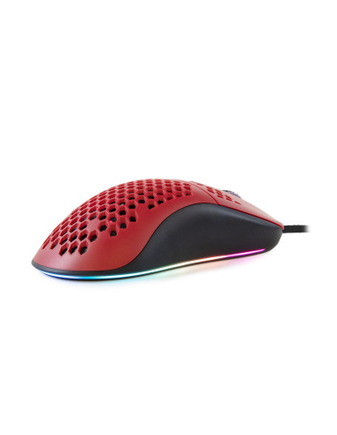 AZ-FAVO-BKRD,Mouse Optic Arozzi FAVO RGB, USB, Rosu