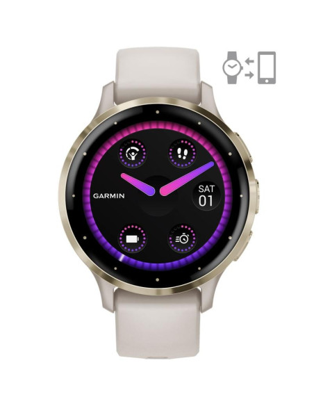 010-02785-04,SMARTWATCH Garmin Ceas Garmin Venu 3S, Ivory/ Soft Gold,"010-02785-04"