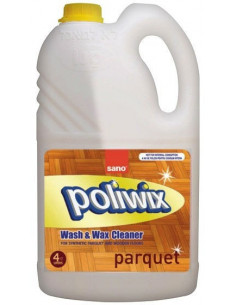 Detergent pardoseli cu ceara naturala Sano Poliwix Parquet 4L