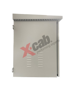 Xcab-OC6409,Cabinet metalic de exterior 19", rack de perete, 9U 600x400 mm, IP-55, Xcab "Xcab-OC6409" 2