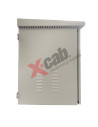 Xcab-OC6409,Cabinet metalic de exterior 19", rack de perete, 9U 600x400 mm, IP-55, Xcab "Xcab-OC6409"