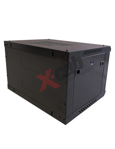 Xcab-12U60M.9004,Cabinet metalic de perete 19", tip rack wallmount, 12U 600x600 mm, Xcab M Negru "Xcab-12U60M.9004"