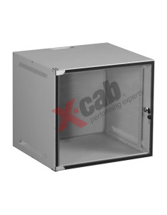 Xcab-6U45WS.7035,Cabinet metalic de perete 19", tip rack wallmount, 6U 520x450 mm, Xcab WS Gri "Xcab-6U45WS.7035"