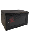 Xcab-6U45S.9004,Cabinet metalic de perete 19", tip rack wallmount, 6U 600x450 mm, Xcab Negru "Xcab-6U45S.9004"