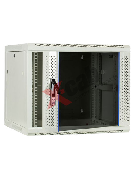 Xcab-9U60S.7035,Cabinet metalic de perete 19", tip rack wallmount, 9U 600x600 mm, Xcab S Gri "Xcab-9U60S.7035"