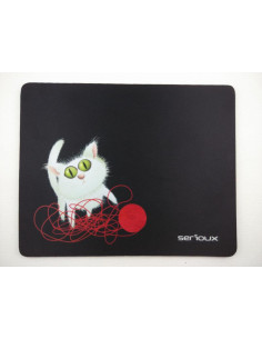 Mouse pad Serioux, model Cat and ball of yarn, MSP01, suprafata 2
