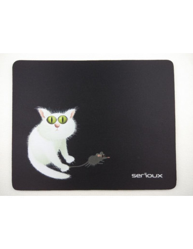 Mouse pad Serioux, model Cat and mice, MSP02, suprafata