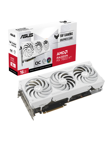 TUF-RX7800XT-O16G-WHITE-GAMING,PLACI VIDEO Asus As TUF Gaming Radeon RX 7800 XT OC 16G W,"TUF-RX7800XT-O16G-WHITE-GAMING"