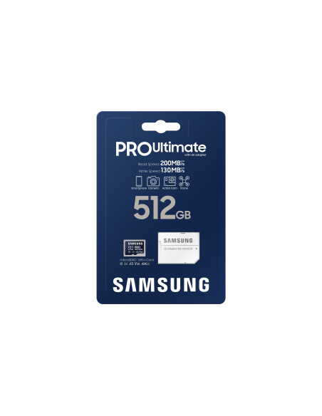 MB-MY512SA/WW,MEMORII. SD CARD Samsung SAMSUNG Pro Ultimate MicroSD 512GB,"MB-MY512SA/WW"