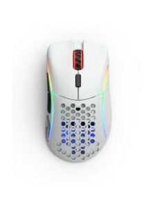 GLO-MS-DMW-MW,Mouse Optic Glorious Model D, RGB LED, USB Wireless, Alb