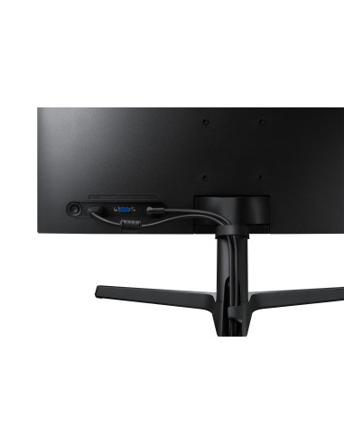 LS24R356FZRXEN,Monitor Samsung S24R356FZR, 60,5 cm (23.8"), 1920 x 1080 Pixel, Full HD, LED, 5 ms, Negru