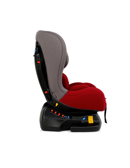 JU1200-DC-Grey-D-Red,Scaun Auto Juju Little Rider, Gri-Bordo
