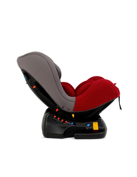 JU1200-DC-Grey-D-Red,Scaun Auto Juju Little Rider, Gri-Bordo