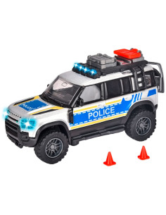 S213712000038,Masina de politie Majorette Land Rover cu lumini si sunete
