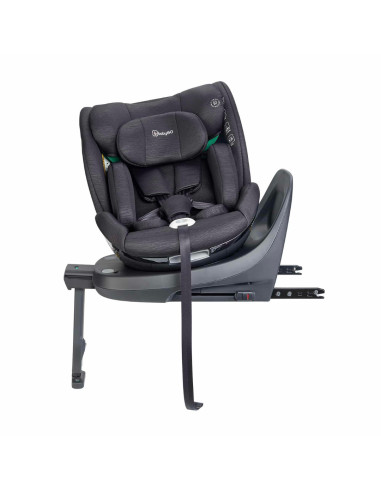 BB-BGO-2351,BabyGo - Scaun auto rotativ Prime 360, Black, 40-150 cm, certificat R129