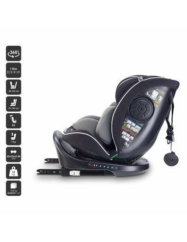 BB-BGO-2331,BabyGo - Scaun auto Nova2, Black, 40 -150 cm, certificat R129
