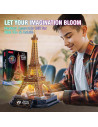 CUL534h,CUBICFUN - PUZZLE 3D TURNUL EIFFEL EDITIE LUMINOASA 51 PIESE