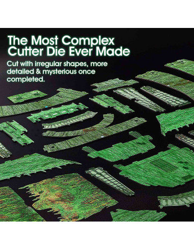 CUT4041h,CUBICFUN - PUZZLE 3D FLYING DUTCHMAN LUMINEAZA IN INTUNERIC 360 PIESE