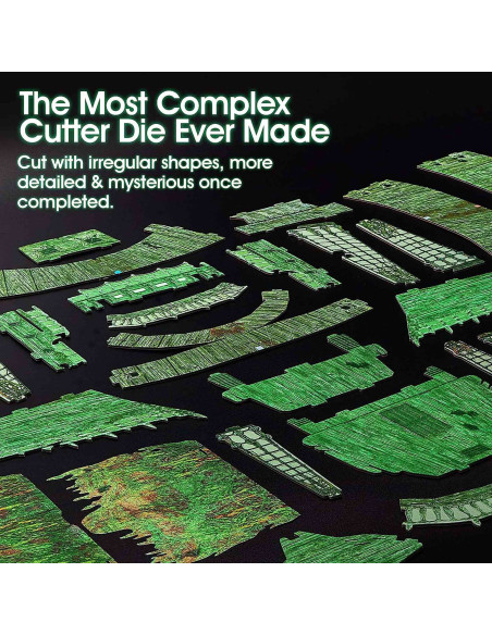 CUT4041h,CUBICFUN - PUZZLE 3D FLYING DUTCHMAN LUMINEAZA IN INTUNERIC 360 PIESE