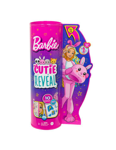 MTHHG19,Barbie Papusa Chelsea Cutie Reveal Iepuras