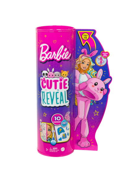 MTHHG19,Barbie Papusa Chelsea Cutie Reveal Iepuras